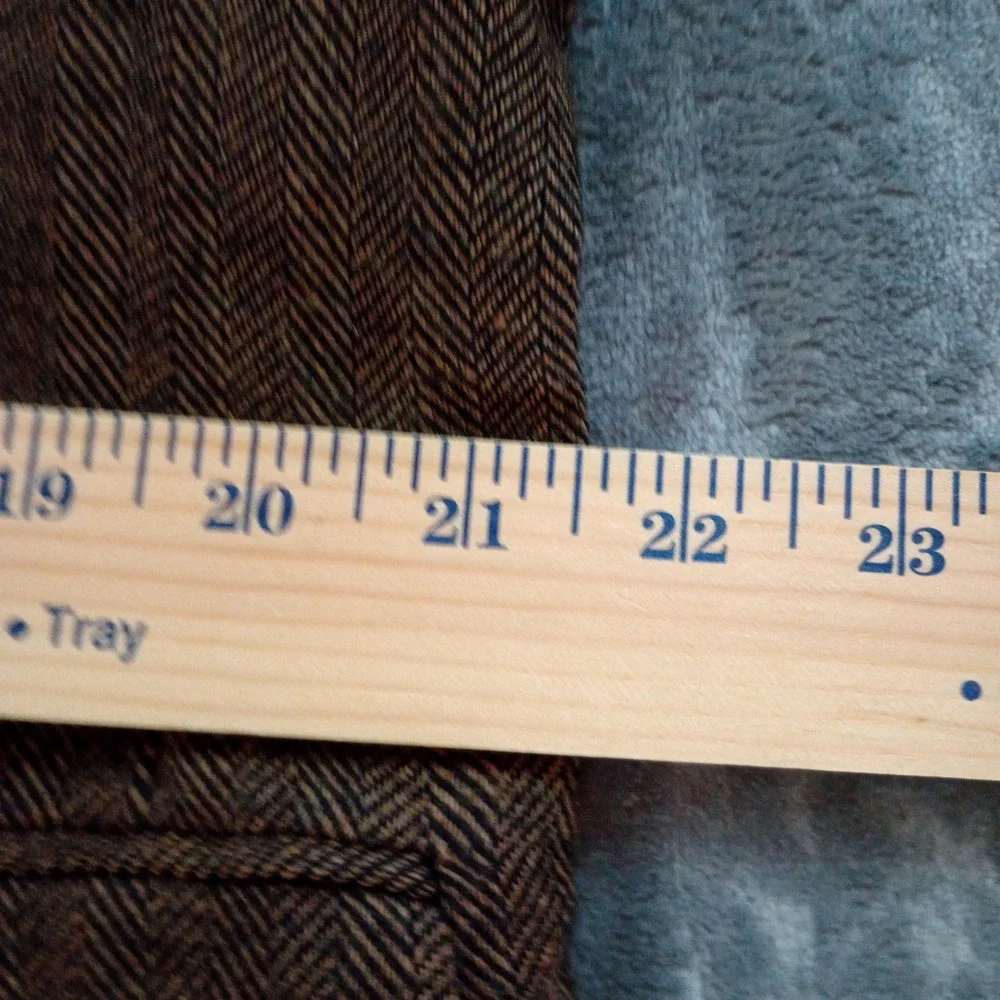Pronto Uomo Blazer Mens 44R Brown Herringbone Classic‎ Fit 2-Button Sport Coat